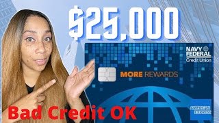 Navy Federal $25,000 Amex Credit Card ?Secrets For Good or Bad Credit! 2022