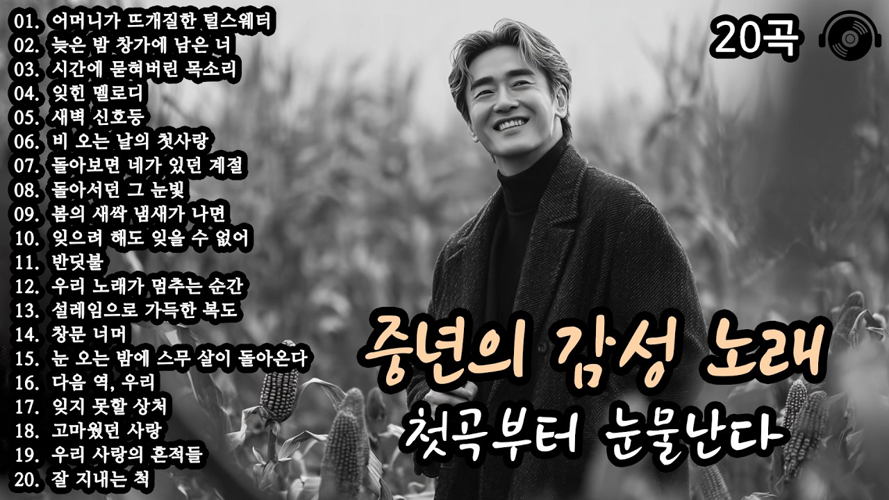 첫곡부터 눈물난다🎵 마음이 버티는 법 20곡 (4편) | 위로가 되는 감성 플레이리스트 #감성발라드 #중년감성 #7080노래