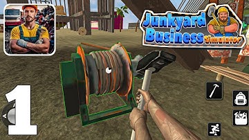 Junkyard Business Simulator - Gameplay Walkthrough (Android iOS) Part 1