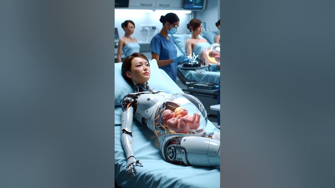Roboticss AI: Robots Giving Birth 🐥 In Hospital? 🏥 🚸 #robot #robots #robotics