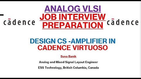 Design Common Source Amplifier in Cadence Virtuoso|MOSFET Amplifier Design VLSI | Lec:3