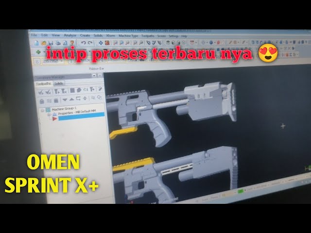 TERBARU NGEBUBURIT ‼️ SAMBIL KITA INTIP PROSES CNC NEW OMEN SPRINT X+ 😍😍 class=