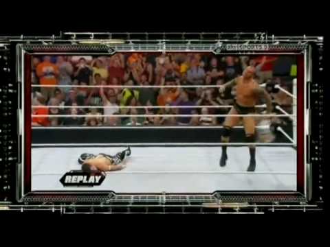 Randy Orton RKO on Evan Bourne in Mid-Air