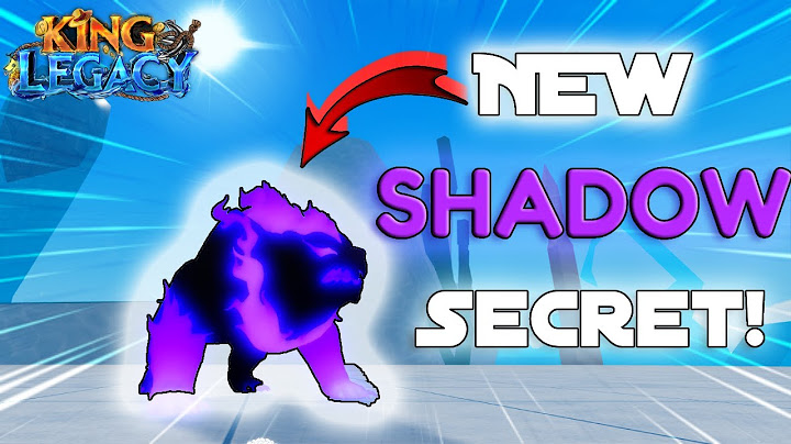 **NEW** Shadow SECRET TRANSFORMATION! 🎩🃏 | King Legacy Update 7!