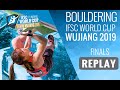 IFSC Climbing World Cup Wujiang 2019 - Bouldering Finals