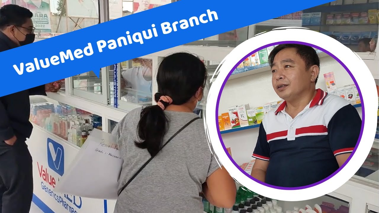 Testimonials from ValueMed Generics Pharmacy Paniqui Tarlac Branch