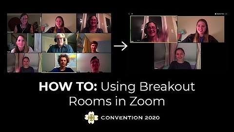 HOW TO: Using Breakout Rooms in Zoom