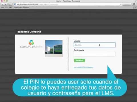 Conoce cómo acceder a la Plataforma Santillana Compartir - YouTube