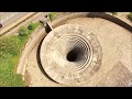 Down the plughole at Ladybower Reservoir (How low dare I go!?)