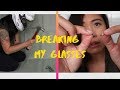 [VLOG] !! BREAKING MY GLASSES !! (full LASIK surgery video)