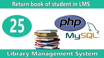 LMS - Part 25 ( Return book of student in LMS )