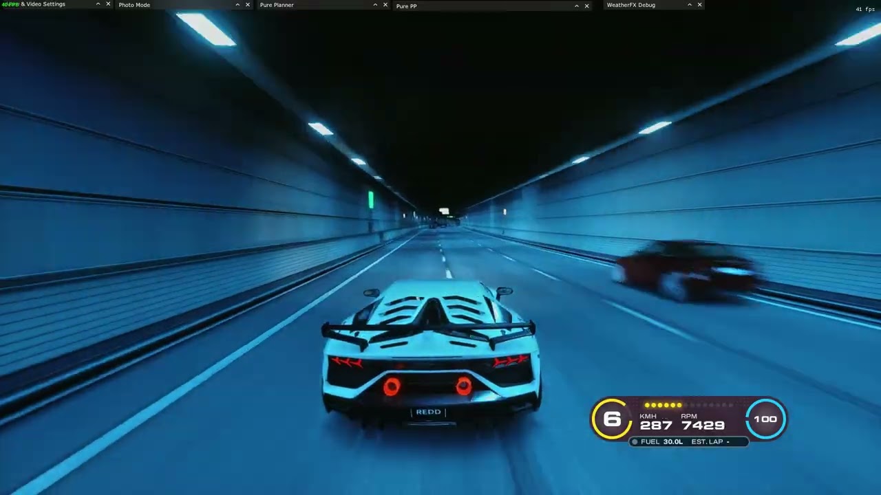 Lamborghini SVJ Night Run
