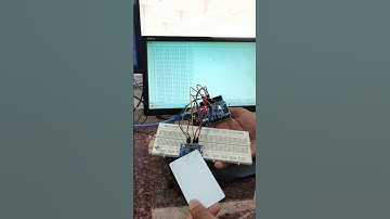 RFID reading with Card and Tag #arduino #arduinoproject #youtubeshorts #rfidreader #electronics