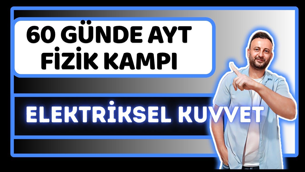 35.Gün | Elektriksel Kuvvet (Coulomb Kuvveti) | Deney | Ayt Elektrik Manyetizma | 11.Sınıf Ayt Fizik