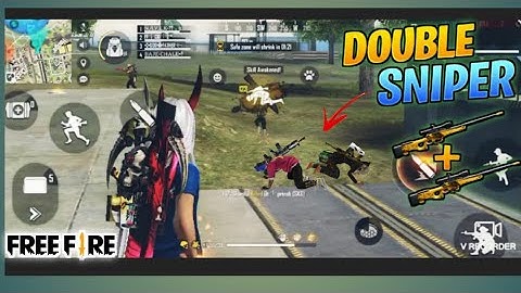 Last Double AWM Unstoppable Gameplay  - Garena Free Fire.