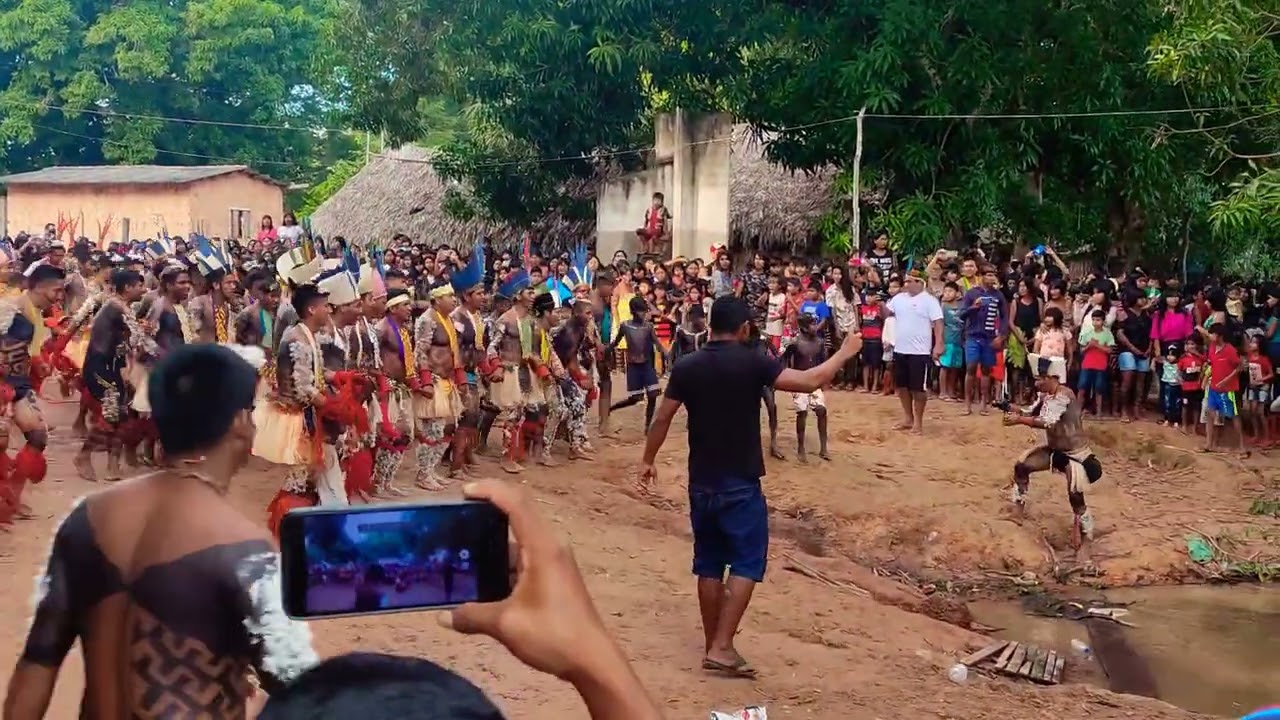 #Hetohoky2022 a chegada dos visitantes, povo da aldeia Fontoura