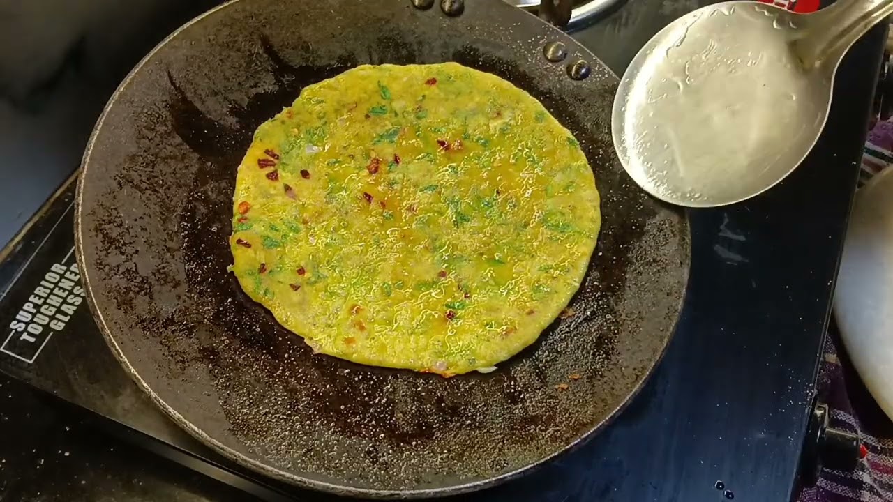 Hare  chane  ke sag  ke. Aise parathe  jo  phale   kabi  nhi banaye  ho ge🌿🌿🥞🥞