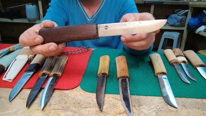 Нож из быстрореза и нож с карбида вальфрама - YouTube