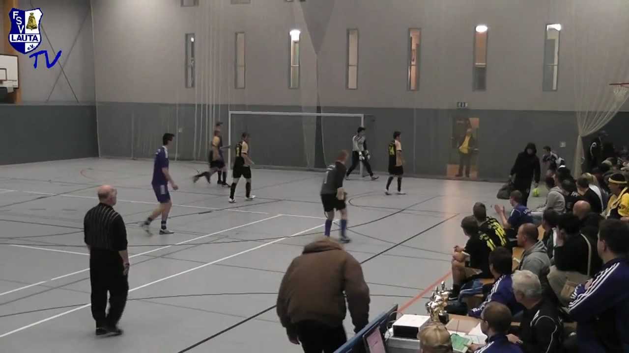 Spiel 15: DJK Wittichenau vs. LSV Bergen 1:2 - Hallenturnier vom FSV Lauta (1. Männer) in Hosena