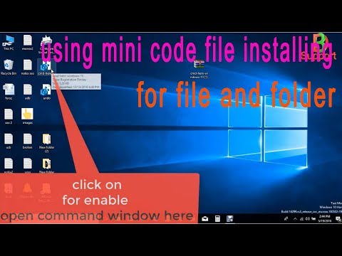 Open command window here enable windows 10,7,8 JUST 1 CLICK Easy way