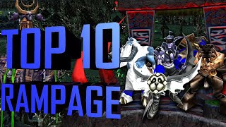 Top 10 Rampages iCCup + RGC in DotA - WoDotA Top 10 by Dragonic
