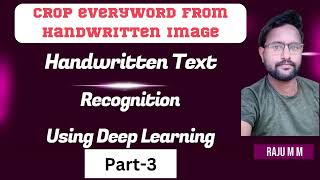Handwritten text extraction from image using python then detect text using deeplearning model