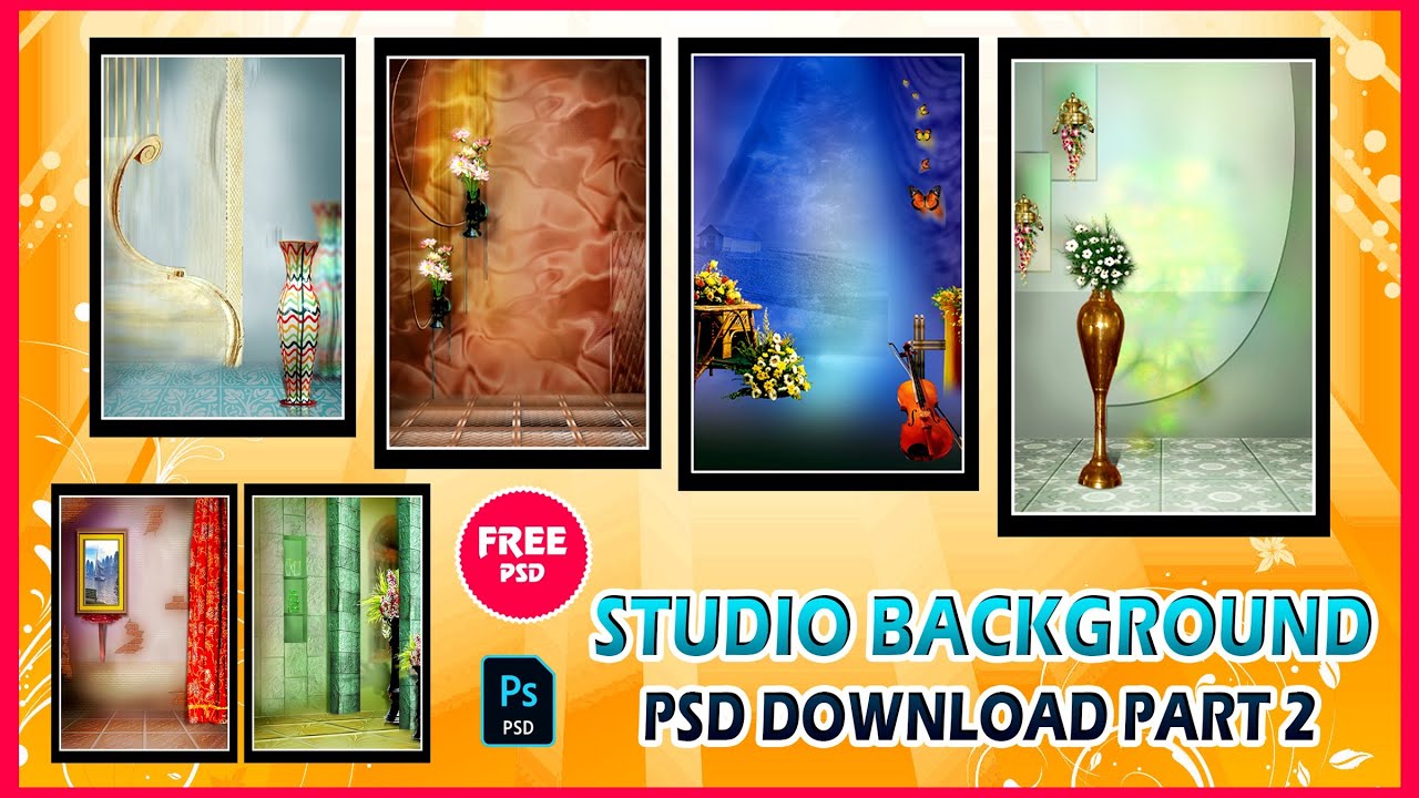 New Studio Background PSD Files Free Download