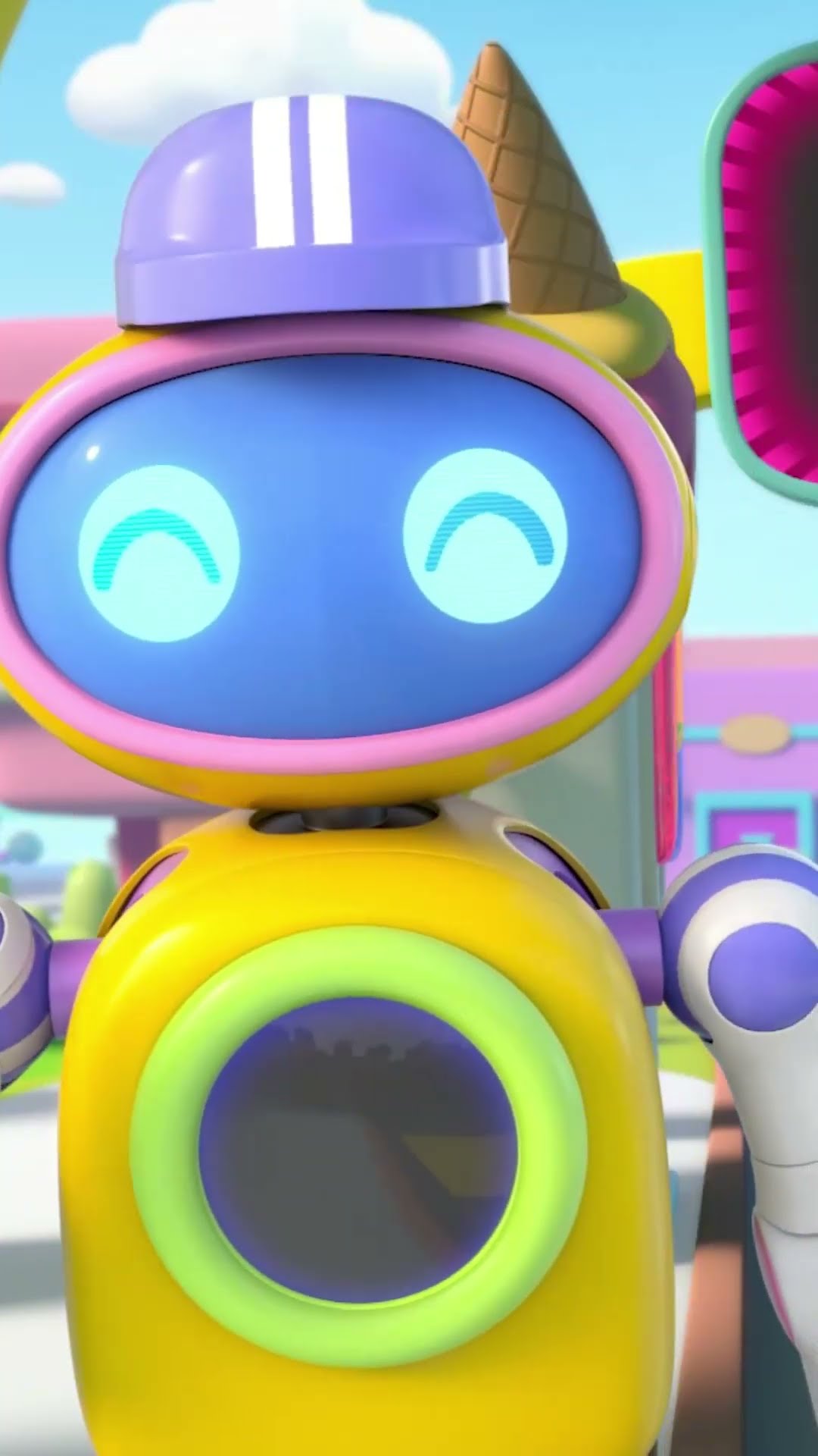 Robot mengisi bensin mobil Neo | Ayo! Neo ?| BabyBus Bahasa Indonesia#babybus  #anakanak #shorts