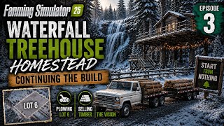 Is this field too Frozen to plow? | FS25 Waterfall Homestead #2