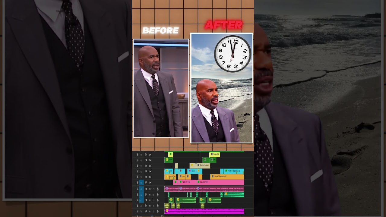 Steve Harvey #contentcreators #videoediting #premierepro