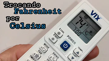 Como faço para mudar a temperatura do ar condicionado?
