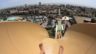 Spacemaker Water Slide at 100 km/h at Aqualandia