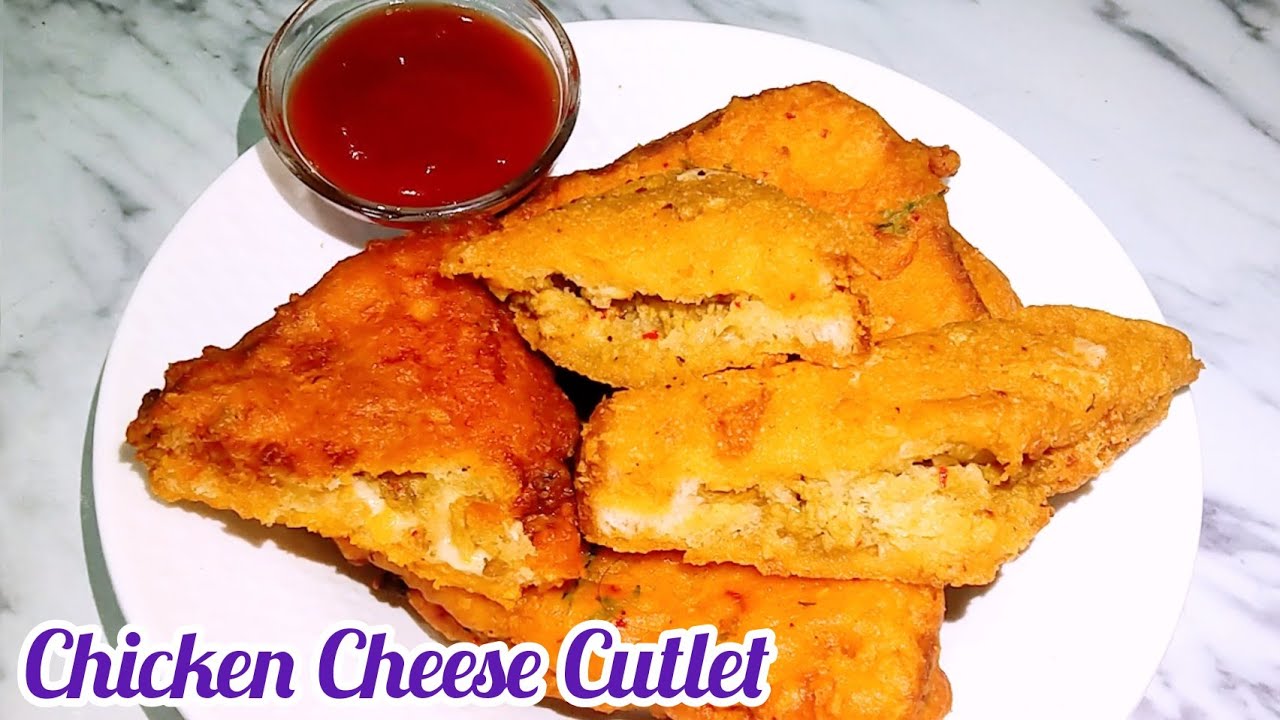 Chicken Cheese Cutlet Recipe 😋 How to make Chicken Cheese Cutlet Recipe Cutlet Recipe YouTube