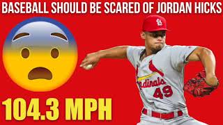 Cardinals rp jordan hicks is known for throwing 105mph, but here why
the mlb should be afraid of him