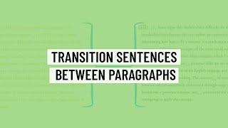Transition Sentences Between Paragraphs - ACT English/ SAT Writing and Language