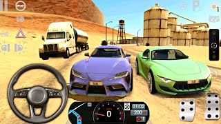Driving School Sim Android Gameplay 25 - Driving Simulator Toyota Supra VS Maserati Ghibli screenshot 2