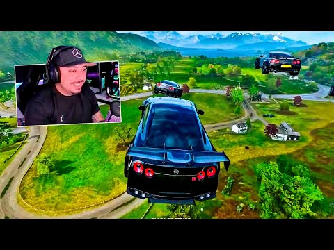 LADEIRA DA MORTE SEM FREIO DE GT-R NO FORZA HORIZON 4