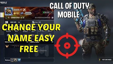 How to Change Your Name in Call of Duty Mobile for Free!