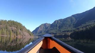 [4K] Canoe Ride Buntzen Lake ASMR Sounds