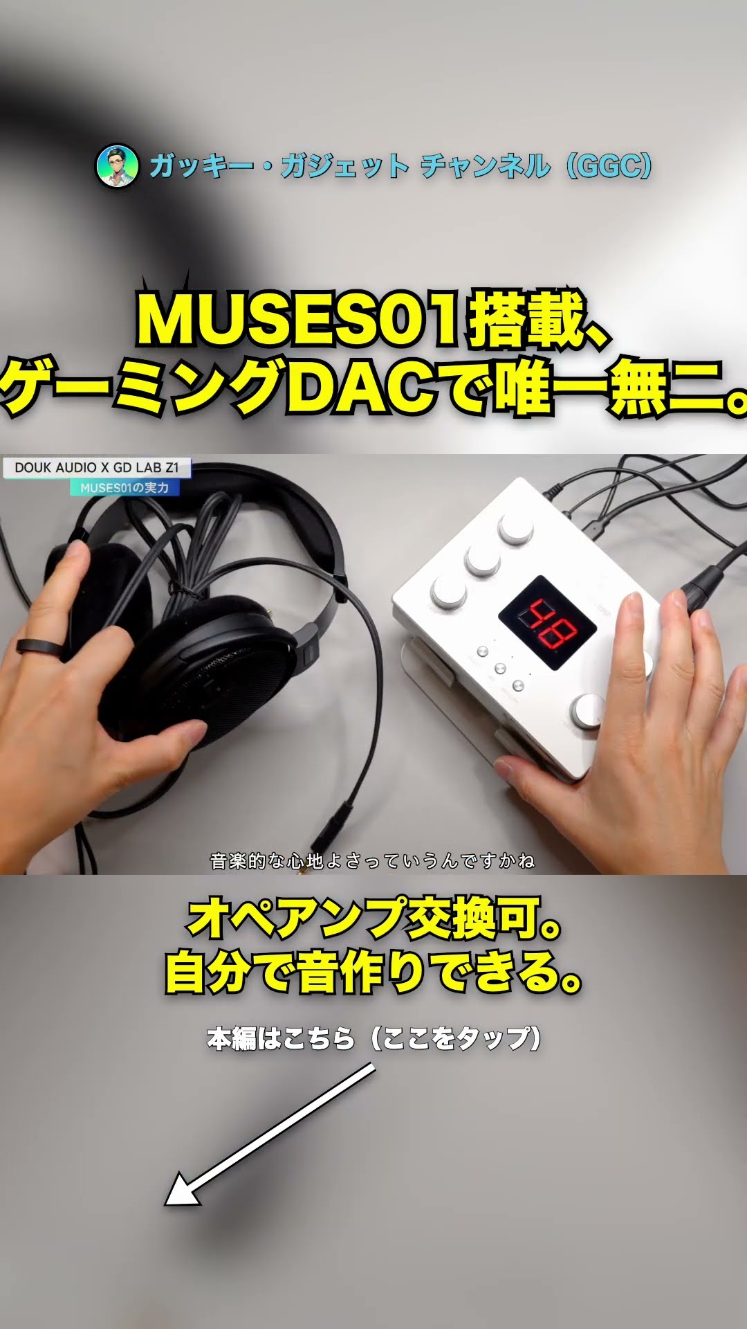 The gaming DAC equipped with the MUSES01 is one of a kind. The