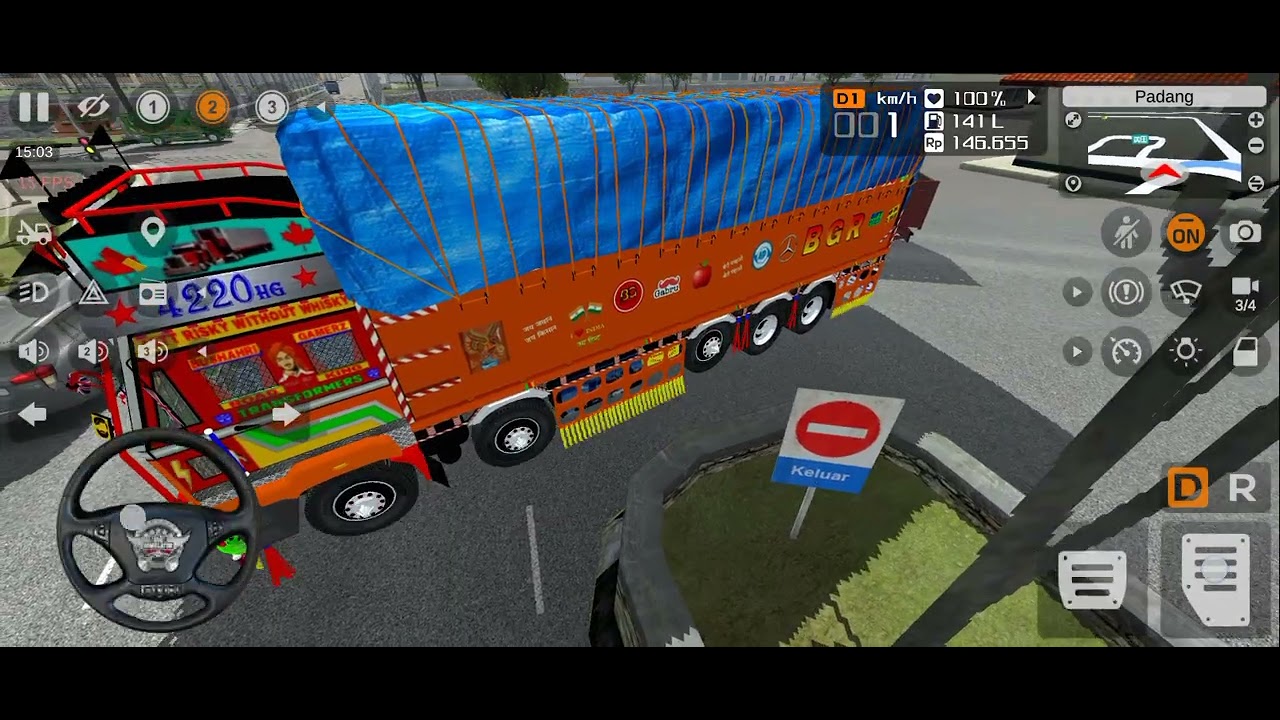 Mod wala truck le liya Bus simulator mein