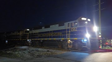 CSX P002 leads The CSX OCS Train into Florence Sc with @ATSRailPro and @CSXMainLineProduction 