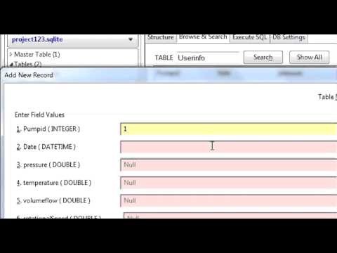 Java prog#30  How to add new table in SqLite and Design New jframe