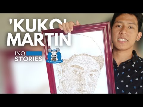 Artist creates portrait of Coco Martin using fingernails