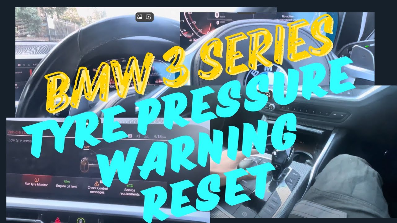 Resetting Tyre Pressure Warning Light On Bmw 320i/3 Series: No Scan ...