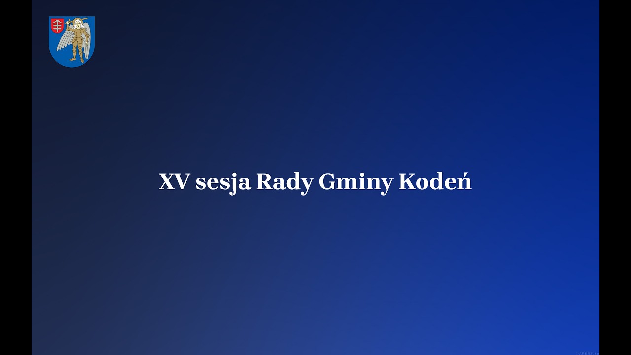 XV sesja Rady Gminy Kodeń