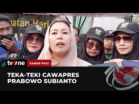 Teka-teki Cawapres Prabowo Subianto di Pilpres 2024 | Kabar Pagi tvOne