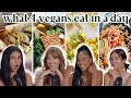 WHAT 4 VEGANS EAT IN A DAY