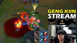GENG Kiin Stream Rumble vs KR Challenger Vladimir Top - ft Duro