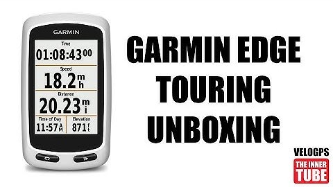 Garmin Edge Touring - Unboxing